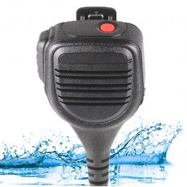 Power Mic HD FIRE Retardant Coil Cord, IP67 Rated Speaker Microphone for KNG Series.